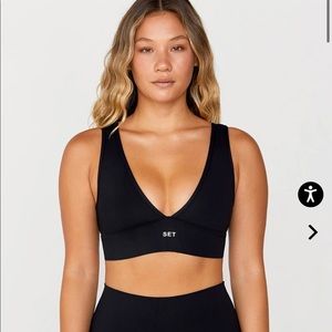 SETactive Sportbody V Bra in Onyx